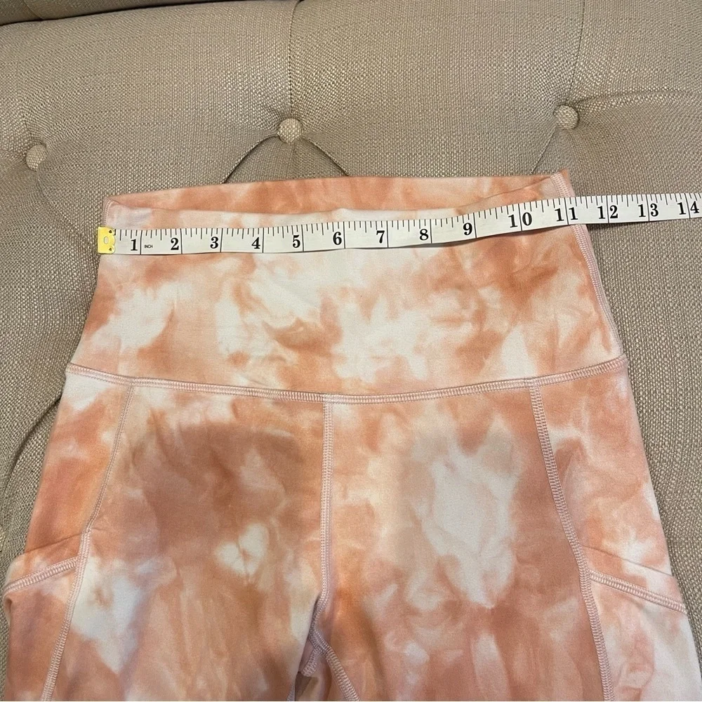 Offline by Aerie Womens Size S Tie Dye Leggings Activewear Lounge Pants Peachy